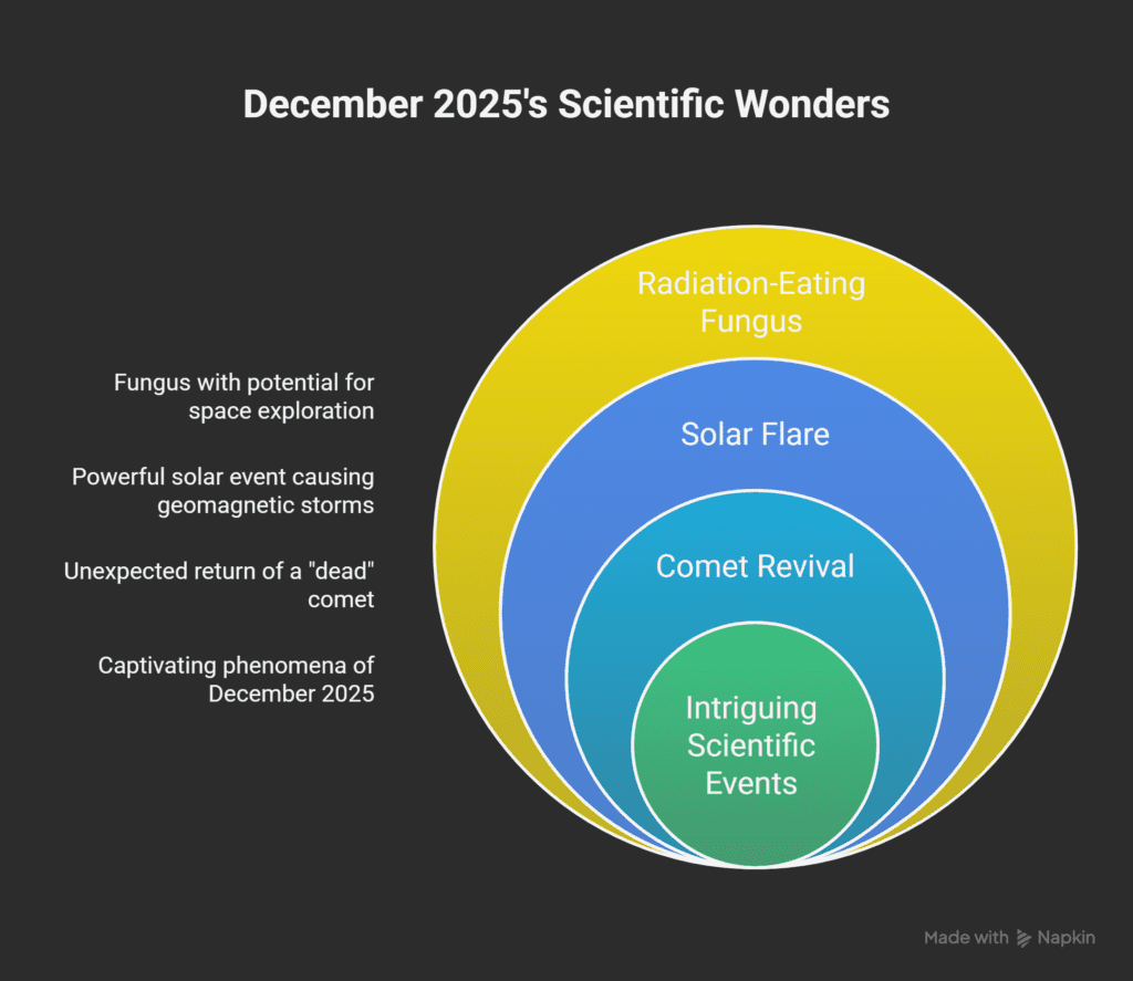 Zombie Comets, Solar Tantrums, and the Fungus That Loves Nukes_ A Field Guide to December 2025’s Weirdest Science News